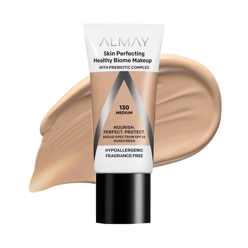 Almay Skin Perfecting Healthy Biome Makeup – Shade 130 Mediu (SPF 25), New seald